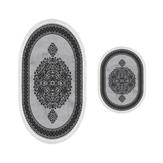 Bathmat Set (2 Pieces) 410602 - O - Grey Grey Lessentiel Bathmat Set (2 Pieces) 410602 - O - Grey Grey