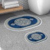Lessentiel Bathmat Set (2 Pieces) 410602 - O - Blue Blue