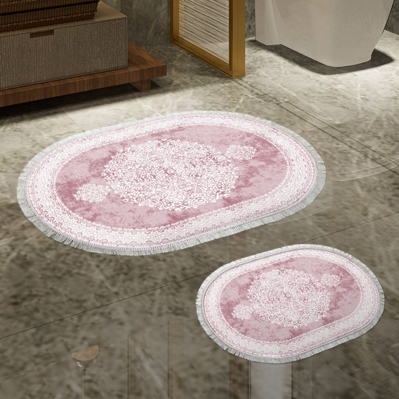 Lessentiel Bathmat Set (2 Pieces) 410602 - O V2 - Powder Powder