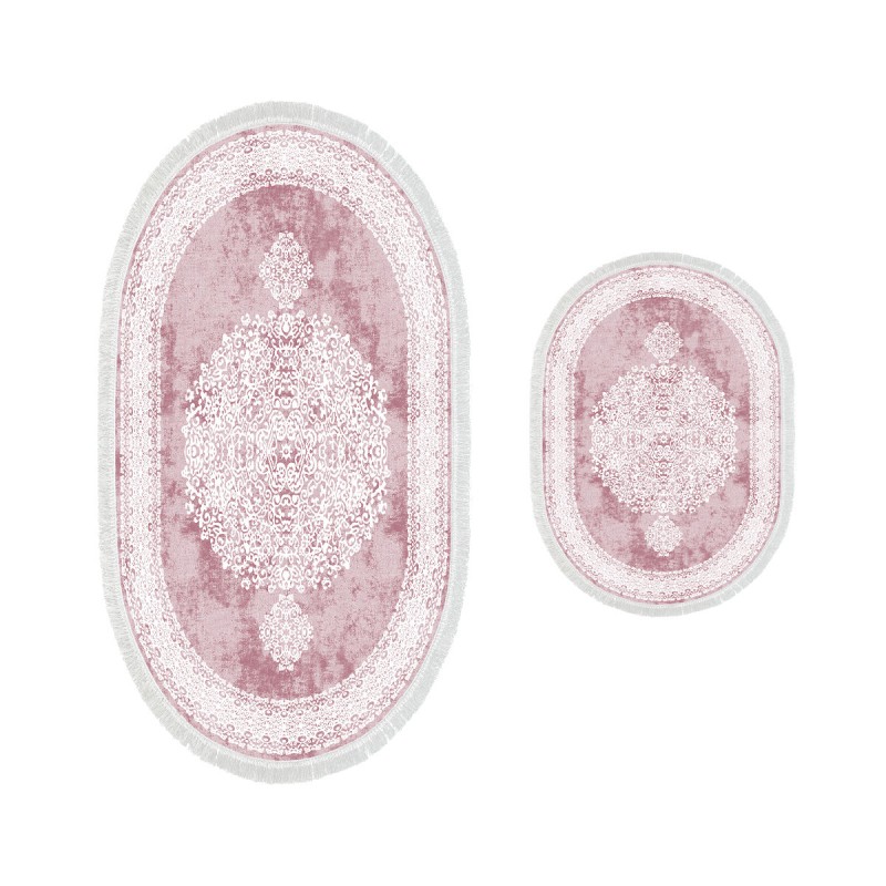 Lessentiel Bathmat Set (2 Pieces) 410602 - O V2 - Powder Powder