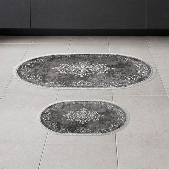 Bathmat Set (2 Pieces) 410616 - O - Grey Grey Lessentiel Bathmat Set (2 Pieces) 410616 - O - Grey Grey