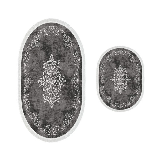Bathmat Set (2 Pieces) 410616 - O - Grey Grey Lessentiel Bathmat Set (2 Pieces) 410616 - O - Grey Grey