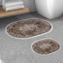 Bathmat Set (2 Pieces) 410616 - O - Brown Brown