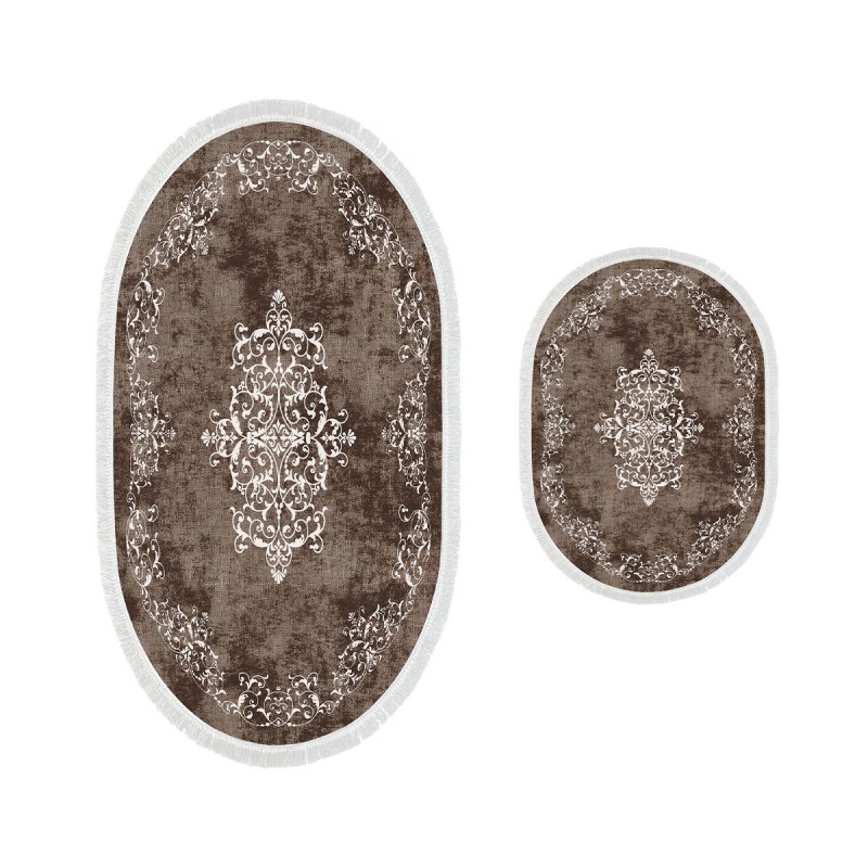 Lessentiel Bathmat Set (2 Pieces) 410616 - O - Brown Brown