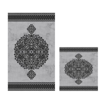 Bathmat Set (2 Pieces) 510602 - Grey Grey