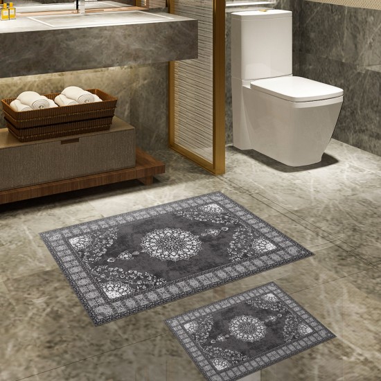 Bathmat Set (2 Pieces) 510615 - Grey Grey Lessentiel Bathmat Set (2 Pieces) 510615 - Grey Grey