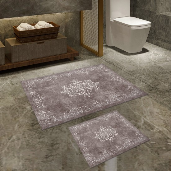 Lessentiel Bathmat Set (2 Pieces) 510616 - Taupe Grey Taupe Grey
