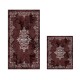 Lessentiel Bathmat Set (2 Pieces) 510616 - Claret Red Claret Red
