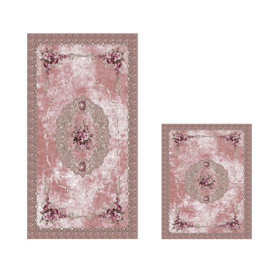 Bathmat Set (2 Pieces) 510617 - Powder Powder Lessentiel Bathmat Set (2 Pieces) 510617 - Powder Powder