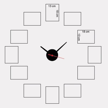 Decorative Wall Clock SCS01 Multicolor