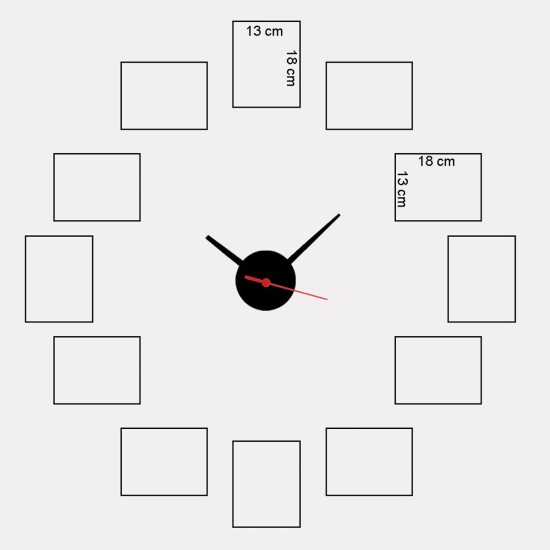 Decorative Wall Clock SCS01 Multicolor Decorative Wall Clock SCS01 Multicolor