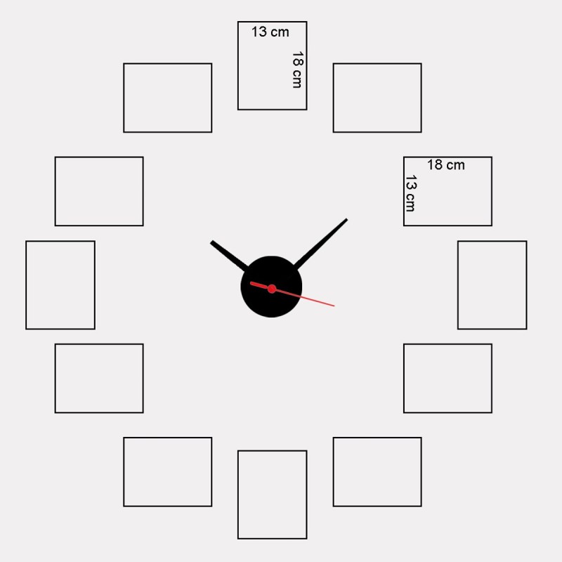 Decorative Wall Clock SCS01 Multicolor