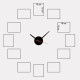 Decorative Wall Clock SCS01 Multicolor Decorative Wall Clock SCS01 Multicolor