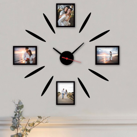 Decorative MDF Clock SCS06 Multicolor Decorative MDF Clock SCS06 Multicolor