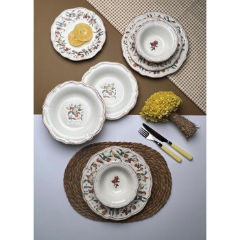 Dinner Set (24 Pieces) FLY24YKPRS992 Multicolor