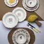 Dinner Set (24 Pieces) FLY24YKPRS992 Multicolor