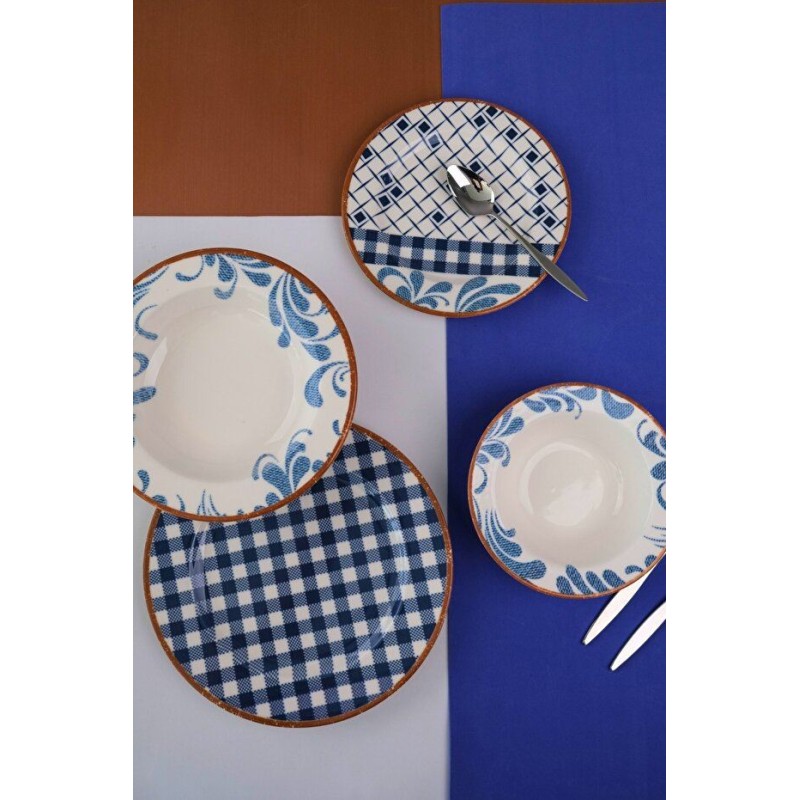 Dinner Set (24 Pieces) BNS24YKPRS1216 Multicolor