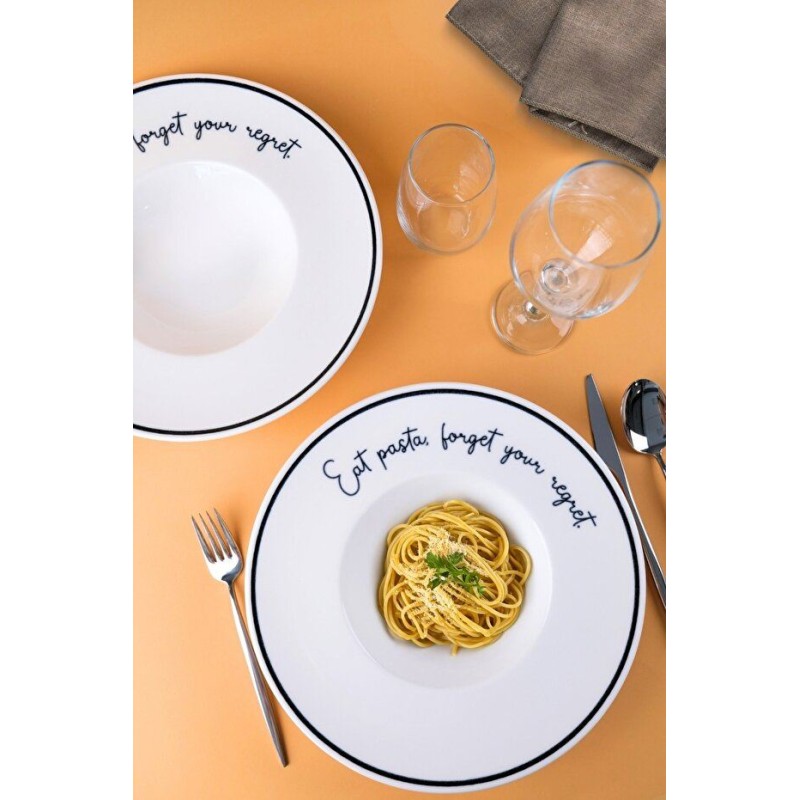 Plate Set (2 Pieces) 8680502087635 White
Blue