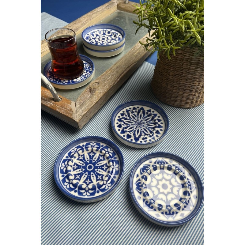 Saucer Set (6 Pieces) BNS06CSPRS965 Multicolor