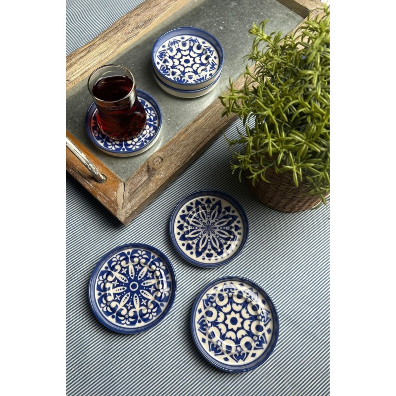 Saucer Set (6 Pieces) BNS06CSPRS965 Multicolor