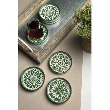 Saucer Set (6 Pieces) BNS06CSPRS966 Multicolor