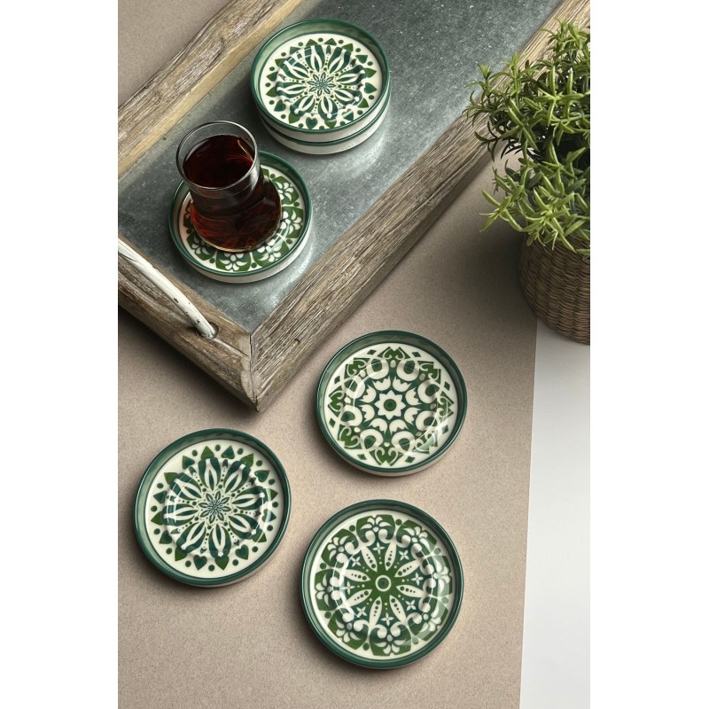 Saucer Set (6 Pieces) BNS06CSPRS966 Multicolor