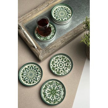 Saucer Set (6 Pieces) BNS06CSPRS966 Multicolor