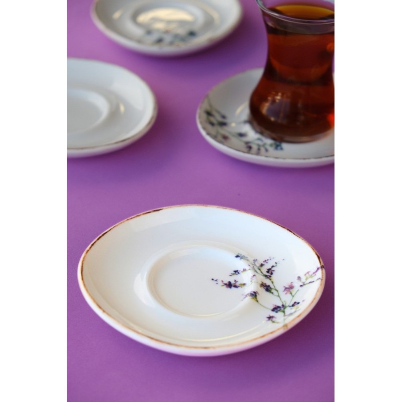 Saucer Set (6 Pieces) PBL06CSPRS995 Multicolor