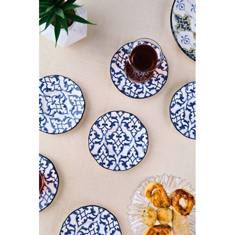 Saucer Set (6 Pieces) FLY6ÇTPRS1210 Multicolor