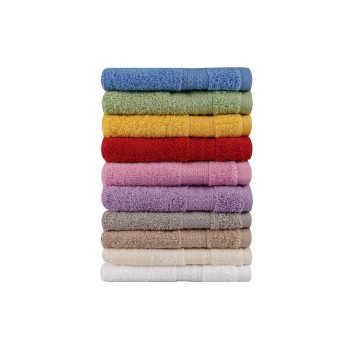 Wash Towel Set (10 Pieces) Rainbow Green
Blue
Yellow
Grey
Red
Pink
Lilac
White
Cream
Brown