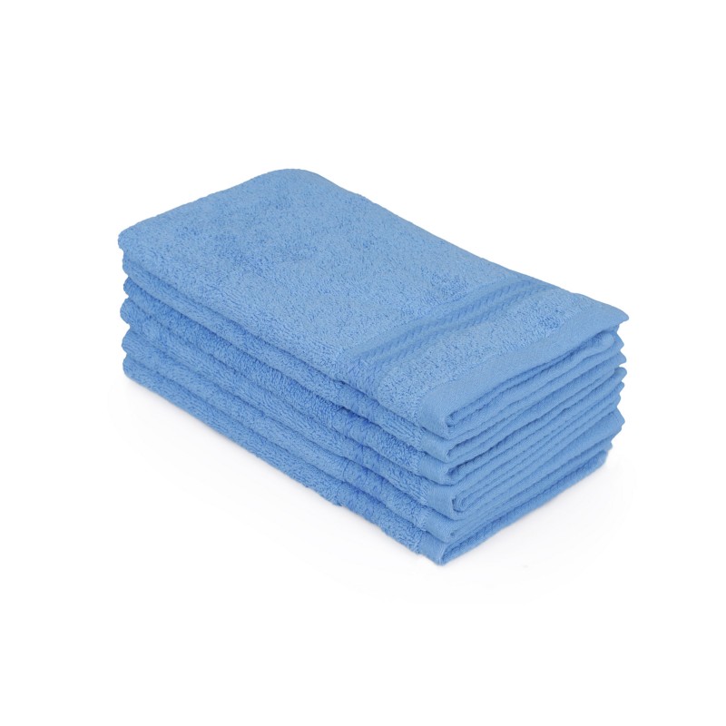 Lessentiel Wash Towel Set (6 Pieces) Rainbow - Blue Blue