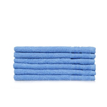 Wash Towel Set (6 Pieces) Rainbow - Blue Blue