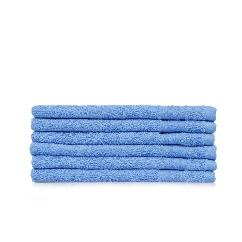 Lessentiel Wash Towel Set (6 Pieces) Rainbow - Blue Blue