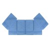 Lessentiel Wash Towel Set (6 Pieces) Rainbow - Blue Blue