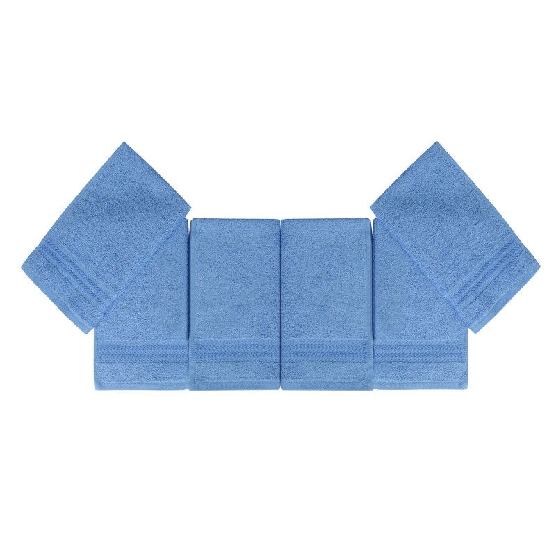 Lessentiel Wash Towel Set (6 Pieces) Rainbow - Blue Blue