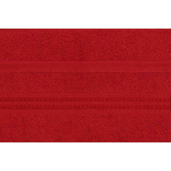 Wash Towel Set (6 Pieces) Rainbow - Red Red Lessentiel Wash Towel Set (6 Pieces) Rainbow - Red Red