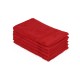 Wash Towel Set (6 Pieces) Rainbow - Red Red Lessentiel Wash Towel Set (6 Pieces) Rainbow - Red Red