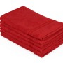 Wash Towel Set (6 Pieces) Rainbow - Red Red