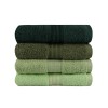 Lessentiel Hand Towel Set (4 Pieces) Rainbow - Green Light Green
Olive Green
Green
Dark Green