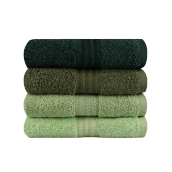 Hand Towel Set (4 Pieces) Rainbow - Green Light Green
Olive Green
Green
Dark Green