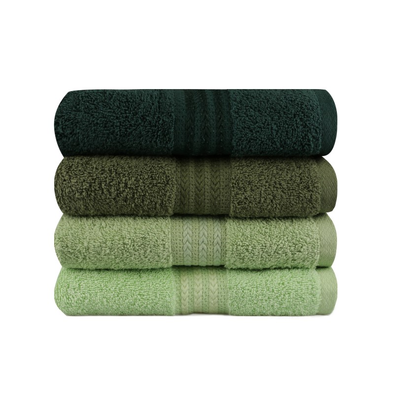 Lessentiel Hand Towel Set (4 Pieces) Rainbow - Green Light Green
Olive Green
Green
Dark Green