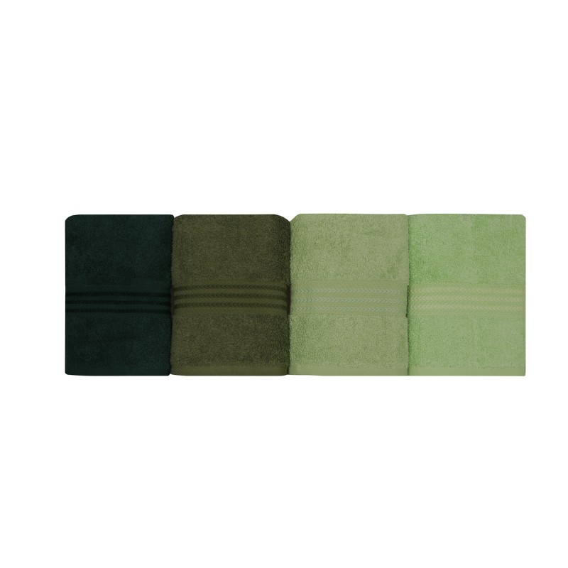 Lessentiel Hand Towel Set (4 Pieces) Rainbow - Green Light Green
Olive Green
Green
Dark Green