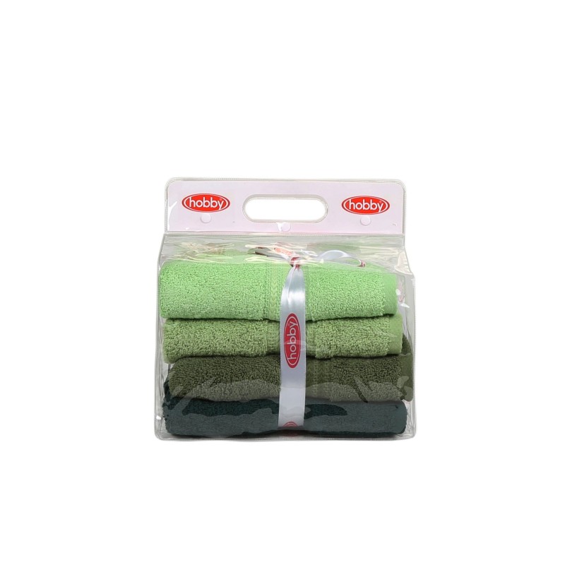 Lessentiel Hand Towel Set (4 Pieces) Rainbow - Green Light Green
Olive Green
Green
Dark Green