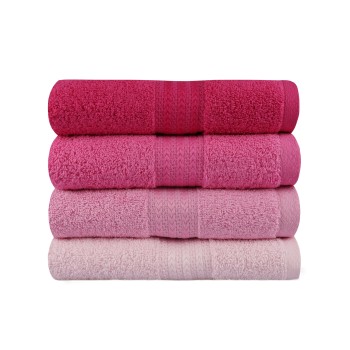 Hand Towel Set (4 Pieces) Rainbow - Pink Light Pink
Pink
Dusty Rose
Fuchsia