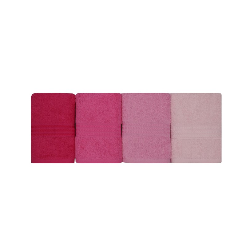 Lessentiel Hand Towel Set (4 Pieces) Rainbow - Pink Light Pink
Pink
Dusty Rose
Fuchsia