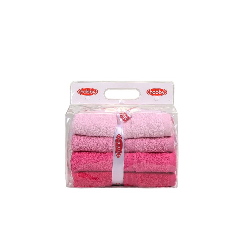Lessentiel Hand Towel Set (4 Pieces) Rainbow - Pink Light Pink
Pink
Dusty Rose
Fuchsia
