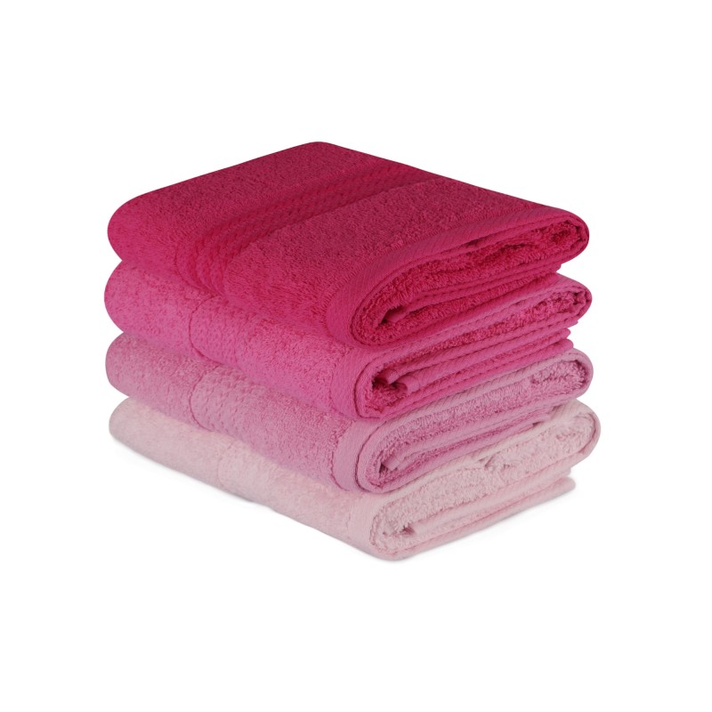 Lessentiel Hand Towel Set (4 Pieces) Rainbow - Pink Light Pink
Pink
Dusty Rose
Fuchsia