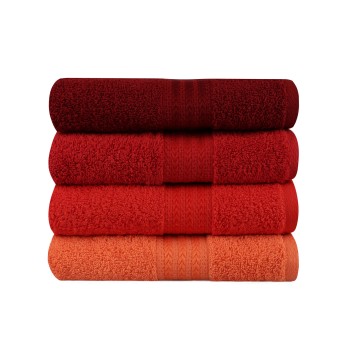 Hand Towel Set (4 Pieces) Rainbow - Red Pale Orange
Orange
Red
Fuchsia