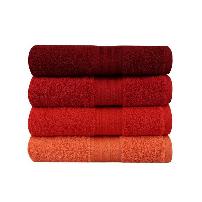 Lessentiel Hand Towel Set (4 Pieces) Rainbow - Red Pale Orange
Orange
Red
Fuchsia