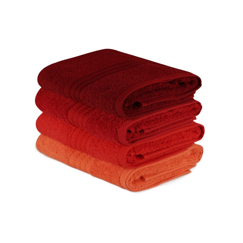 Lessentiel Hand Towel Set (4 Pieces) Rainbow - Red Pale Orange
Orange
Red
Fuchsia